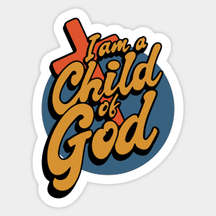 Christian Apparel Clothing Gifts - Child of God Sticker